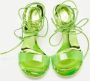 Gianvito Rossi Pre-owned Leather sandals Green Dames - Thumbnail 3