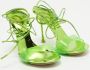 Gianvito Rossi Pre-owned Leather sandals Green Dames - Thumbnail 4