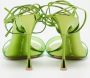 Gianvito Rossi Pre-owned Leather sandals Green Dames - Thumbnail 5