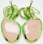 Gianvito Rossi Pre-owned Leather sandals Green Dames - Thumbnail 6