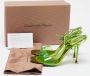 Gianvito Rossi Pre-owned Leather sandals Green Dames - Thumbnail 9