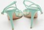 Gianvito Rossi Pre-owned Leather sandals Green Dames - Thumbnail 5