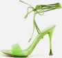 Gianvito Rossi Pre-owned Leather sandals Green Dames - Thumbnail 2