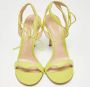 Gianvito Rossi Pre-owned Leather sandals Green Dames - Thumbnail 3