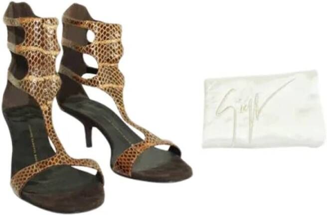 Gianvito Rossi Pre-owned Leather sandals Multicolor Dames