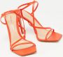 Gianvito Rossi Pre-owned Leather sandals Orange Dames - Thumbnail 4