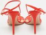 Gianvito Rossi Pre-owned Leather sandals Orange Dames - Thumbnail 5