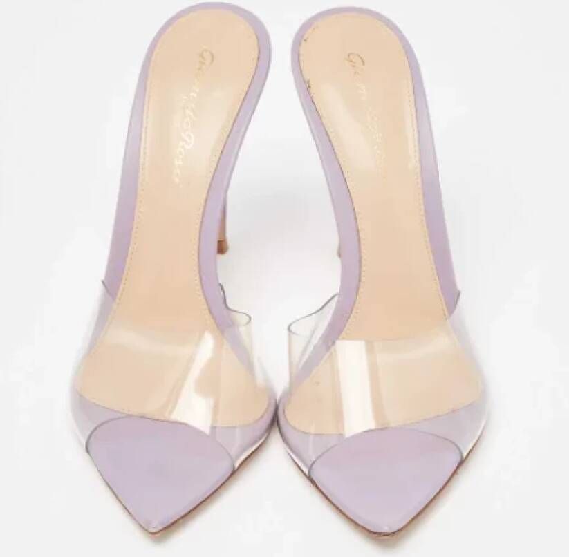 Gianvito Rossi Pre-owned Leather sandals Purple Dames
