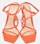 Gianvito Rossi Pre-owned Leather sandals Red Dames - Thumbnail 3