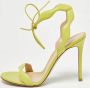 Gianvito Rossi Pre-owned Leather sandals Yellow Dames - Thumbnail 2