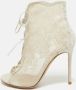 Gianvito Rossi Pre-owned Mesh boots White Dames - Thumbnail 2
