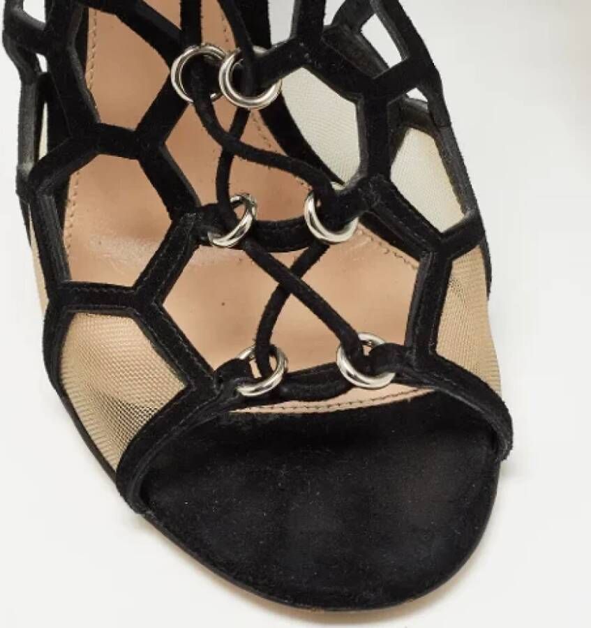 Gianvito Rossi Pre-owned Mesh sandals Black Dames