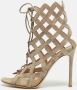 Gianvito Rossi Pre-owned Mesh sandals Gray Dames - Thumbnail 2