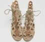 Gianvito Rossi Pre-owned Mesh sandals Gray Dames - Thumbnail 3