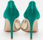 Gianvito Rossi Pre-owned Satin heels Green Dames - Thumbnail 5