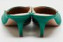Gianvito Rossi Pre-owned Satin mules Green Dames - Thumbnail 5