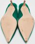 Gianvito Rossi Pre-owned Satin mules Green Dames - Thumbnail 6