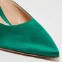 Gianvito Rossi Pre-owned Satin mules Green Dames - Thumbnail 7