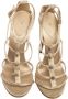 Gianvito Rossi Pre-owned Satin sandals Beige Dames - Thumbnail 2