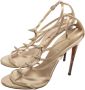 Gianvito Rossi Pre-owned Satin sandals Beige Dames - Thumbnail 3