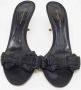 Gianvito Rossi Pre-owned Satin sandals Black Dames - Thumbnail 3