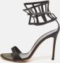 Gianvito Rossi Pre-owned Satin sandals Black Dames - Thumbnail 2