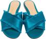 Gianvito Rossi Pre-owned Satin sandals Blue Dames - Thumbnail 2