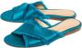 Gianvito Rossi Pre-owned Satin sandals Blue Dames - Thumbnail 3