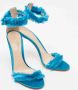 Gianvito Rossi Pre-owned Satin sandals Blue Dames - Thumbnail 4