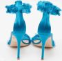Gianvito Rossi Pre-owned Satin sandals Blue Dames - Thumbnail 5