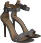 Gianvito Rossi Pre-owned Satin sandals Gray Dames - Thumbnail 3