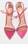 Gianvito Rossi Pre-owned Satin sandals Pink Dames - Thumbnail 3