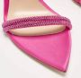 Gianvito Rossi Pre-owned Satin sandals Pink Dames - Thumbnail 7
