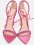 Gianvito Rossi Pre-owned Satin sandals Pink Dames - Thumbnail 3