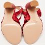 Gianvito Rossi Pre-owned Satin sandals Red Dames - Thumbnail 6