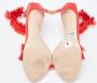 Gianvito Rossi Pre-owned Satin sandals Red Dames - Thumbnail 6