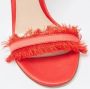 Gianvito Rossi Pre-owned Satin sandals Red Dames - Thumbnail 7