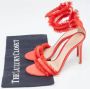 Gianvito Rossi Pre-owned Satin sandals Red Dames - Thumbnail 9
