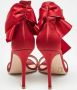 Gianvito Rossi Pre-owned Satin sandals Red Dames - Thumbnail 5