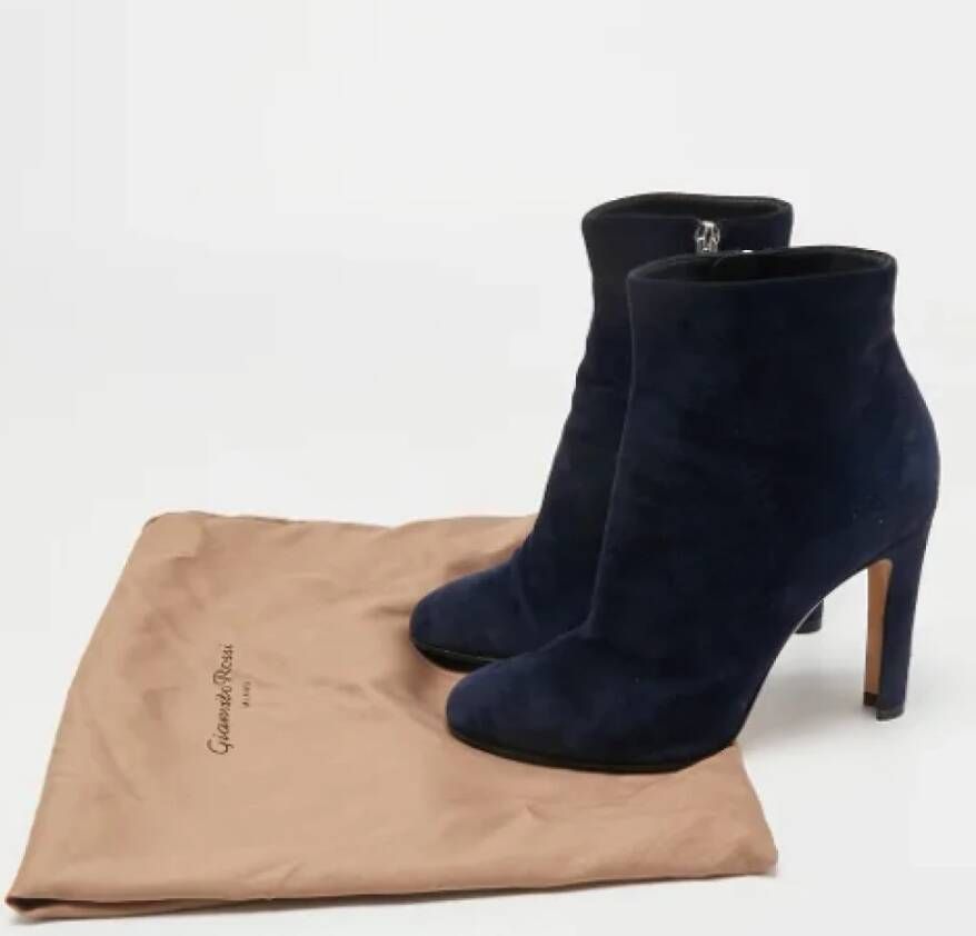 Gianvito Rossi Pre-owned Suede boots Blue Dames