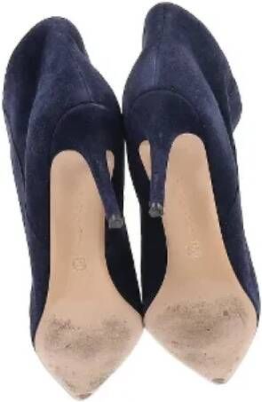 Gianvito Rossi Pre-owned Suede boots Blue Dames