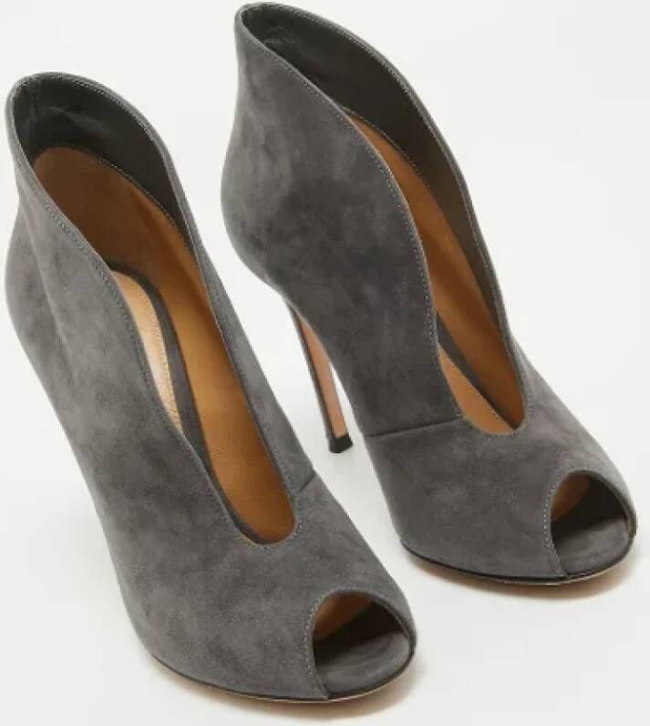 Gianvito Rossi Pre-owned Suede boots Gray Dames