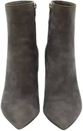 Gianvito Rossi Pre-owned Suede boots Gray Dames