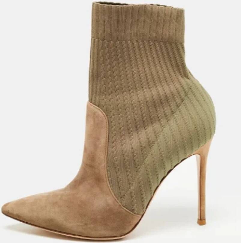 Gianvito Rossi Pre-owned Suede boots Green Dames