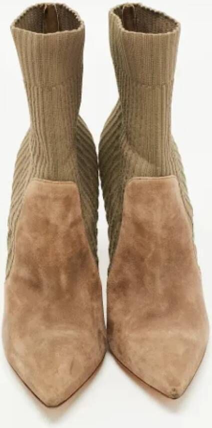 Gianvito Rossi Pre-owned Suede boots Green Dames