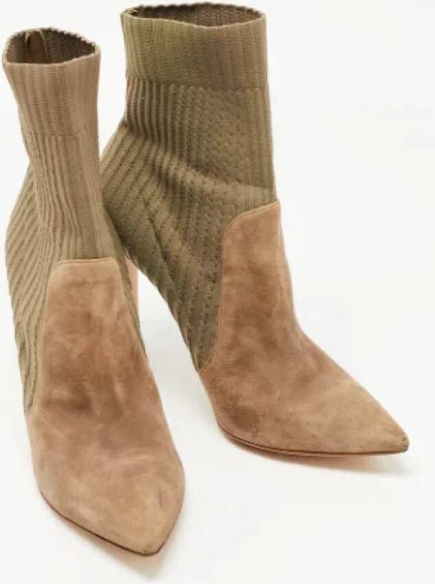 Gianvito Rossi Pre-owned Suede boots Green Dames