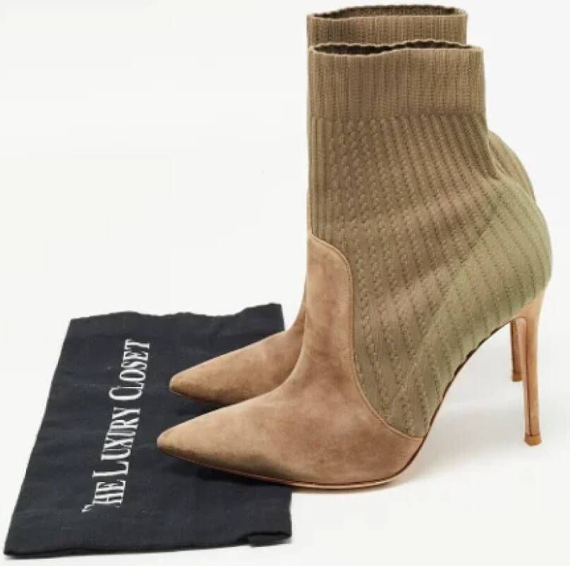 Gianvito Rossi Pre-owned Suede boots Green Dames