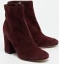 Gianvito Rossi Pre-owned Suede boots Purple Dames - Thumbnail 4