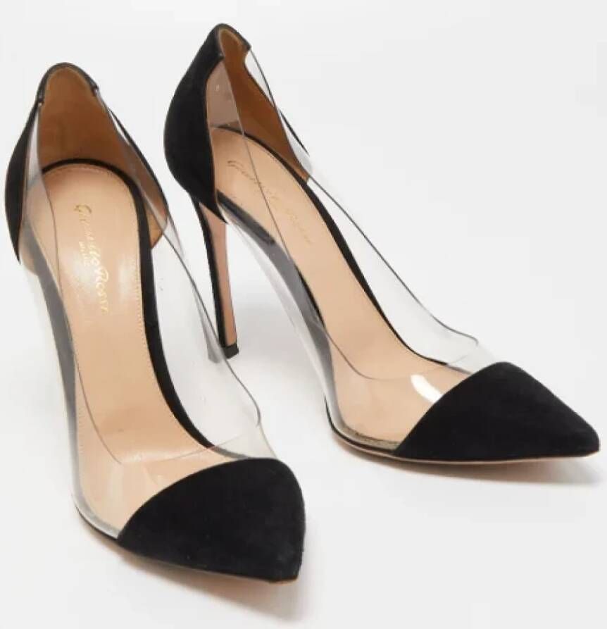 Gianvito Rossi Pre-owned Suede heels Black Dames