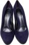 Gianvito Rossi Pre-owned Suede heels Blue Dames - Thumbnail 2